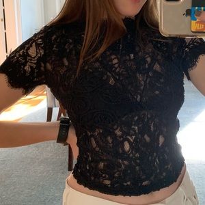 Zara Trafaluc black top size M